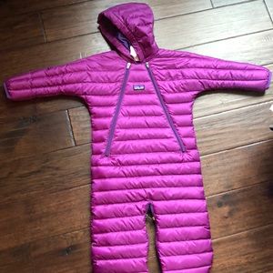 Baby Patagonia snowsuit. Size 12 months.